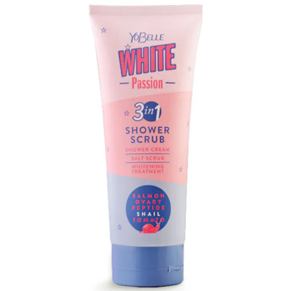 Yobelle White Passion Shower Scrub - 200g