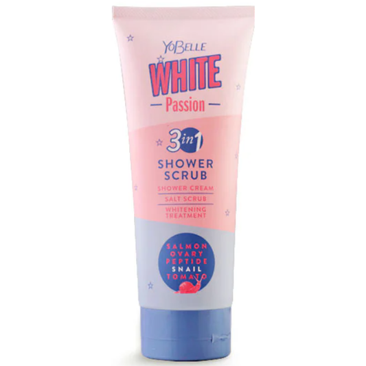 Yobelle White Passion Shower Scrub - 200g