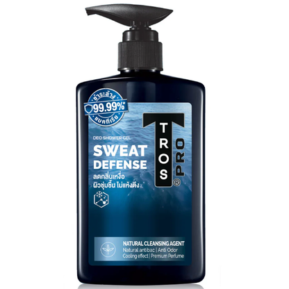 TROS Blue Pro Sweat Defense Deodorant Shower Gel 450ml