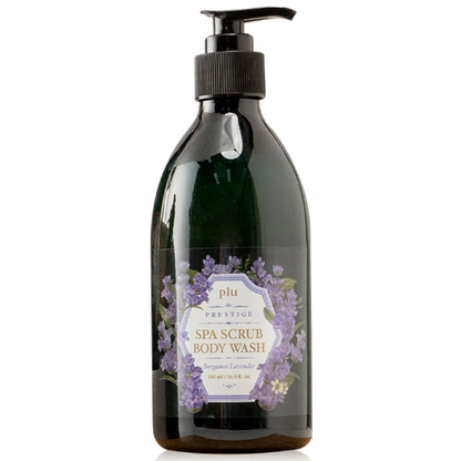 Plu Prestige Spa Body Wash & Scrub with Bergamot & Lavender – 500g