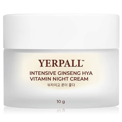 Yerpall Intensive Ginseng & Hyaluronic Vitamin Night Cream 10g