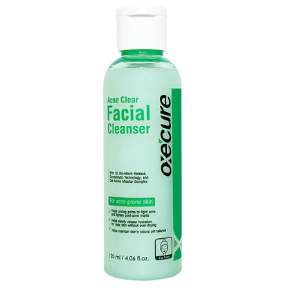 Oxe Cure Acne Clear Facial Cleanser – 120ml for Oily & Acne-Prone Skin