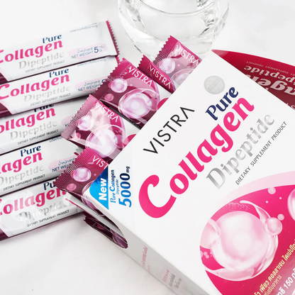 Vistra Pure Collagen Dipeptide 5000mg - 5g Sachets (30 Count)