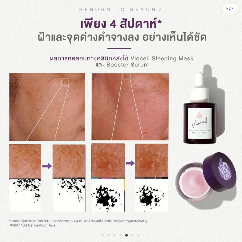 Viocell Multi-Antioxidant Night Mask 30g for Glowing Skin