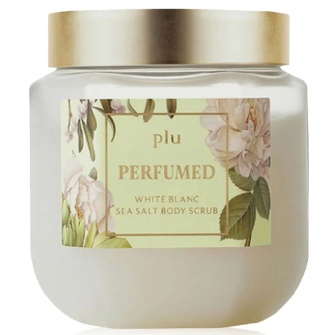 Plu White Blanc Perfumed Body Scrub - 500g for Smooth, Radiant Skin