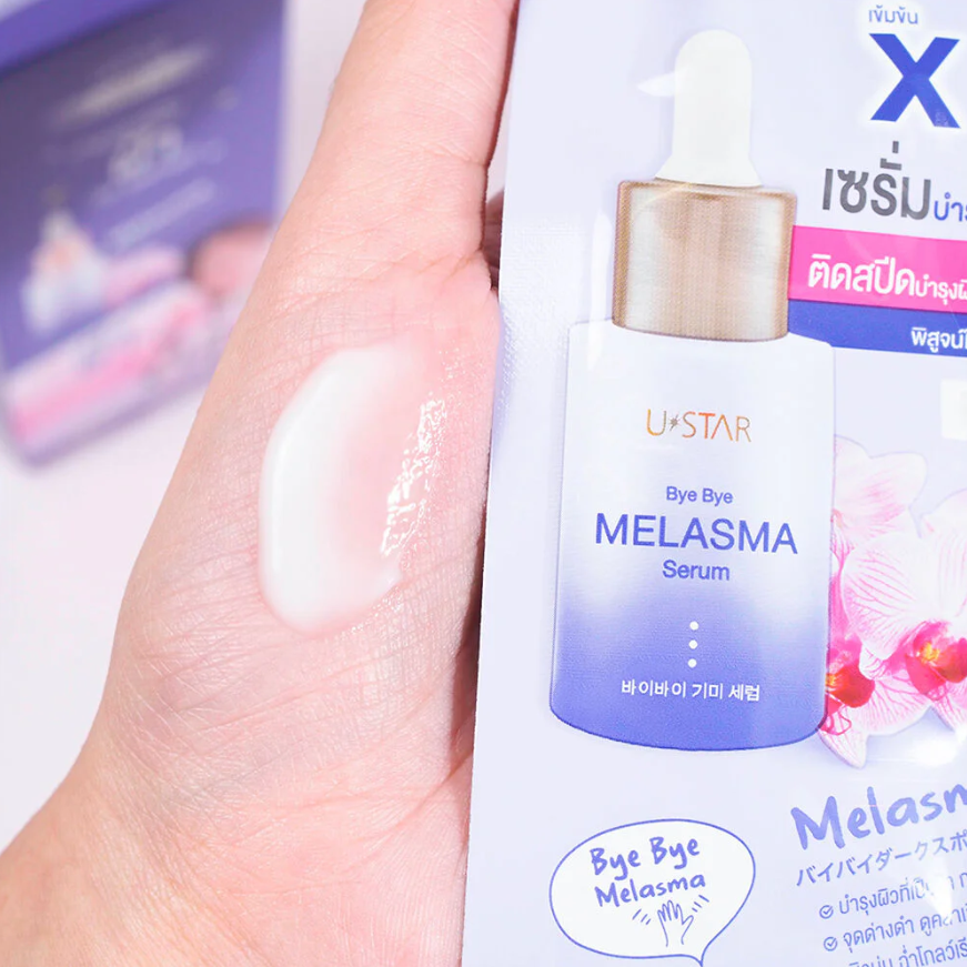 U-Star Bye Bye Melasma Serum - 5g (Pack of 3) for Oil-Free Skin Clarity