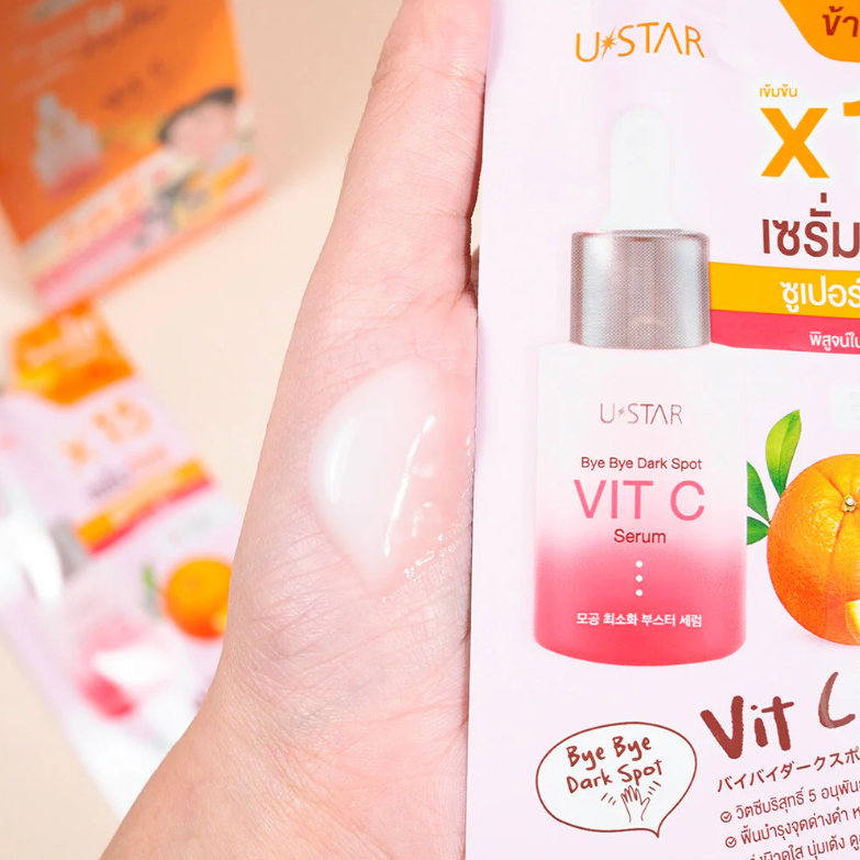 U-Star Bye Bye Dark Spot Vitamin C Serum 8g (Pack of 3)