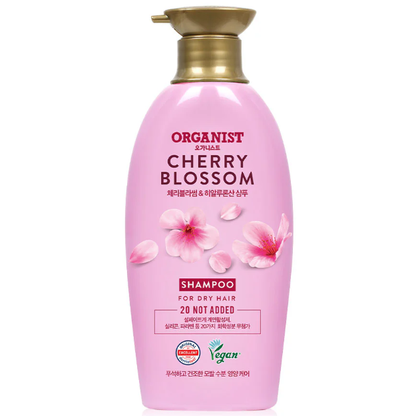 Organist Cherry Blossom Hydrating Shampoo 500ml – Nourishing, Eco-Friendly Hair Care