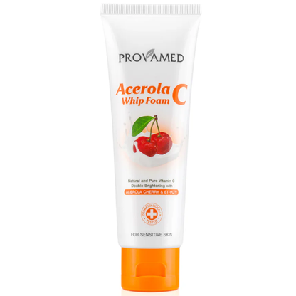 Provamed Acerola C Whip Foam 80ml - Brightening & Refreshing Facial Cleanser