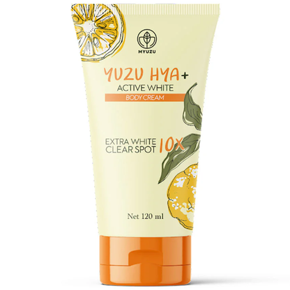 Myuzu Yuzu Hya Active White Body Cream 120ml – Brightening & Hydrating Lotion