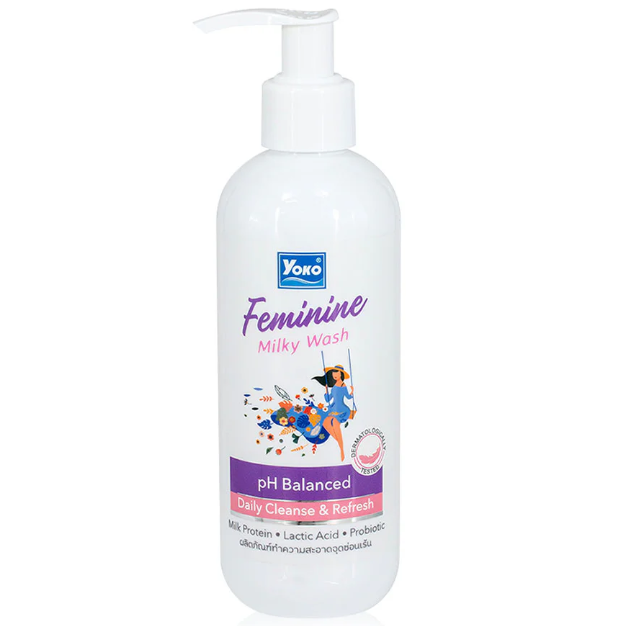 Yoko Feminine Milky Wash - 240ml for Freshness & Comfort
