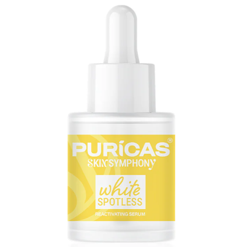 Puricas Skin Symphony White Spotless Reactivating Serum 18ml - Brighten and Rejuvenate Skin