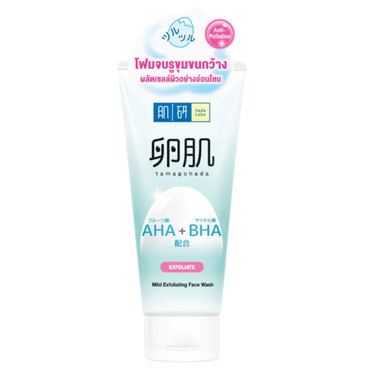 Hada Labo AHA+BHA Mild Exfoliating Face Wash 130g