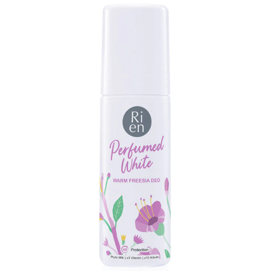 Ri en Perfumed White Warm Freesia Deodorant 60ml – Long-Lasting Fragrance & Skin Care