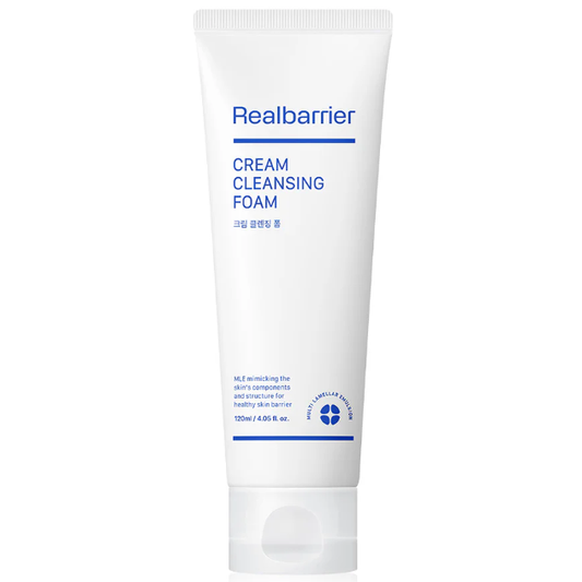 Real Barrier Cream Cleansing Foam - 120ml | Gentle & Effective Cleanser