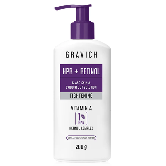 GRAVICH Ultra Firming Retinol Body Lotion 200g - Boosts Firmness & Skin Renewal