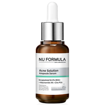 Nu Formula Acne Solution Ampoule Serum - 30ml for Clear Skin
