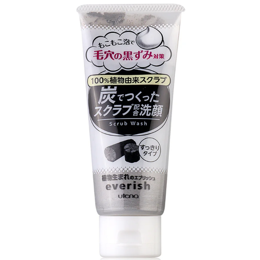 Utena Everish Scrub Wash 135g - Gentle Exfoliating Facial Cleanser