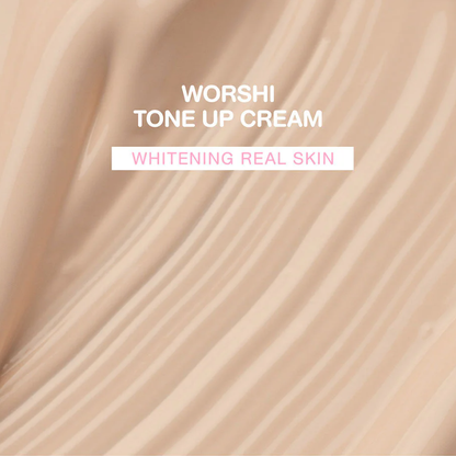 Worshi Tone-Up Whitening Cream SPF50+ PA++ - Waffle Honey 65g
