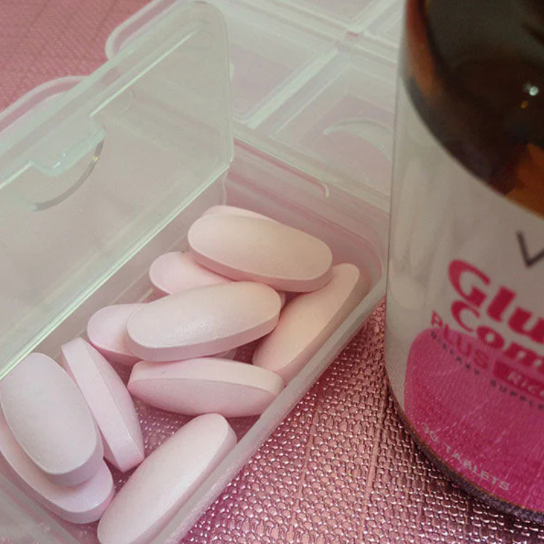 Vistra - Bundle - Skin Beauty Gluta Complex 800 Plus Rice Extract (30 Tablets) + Acerola Cherry 1000mg Plus Citrus Bioflavavonoids (45 Tablets)