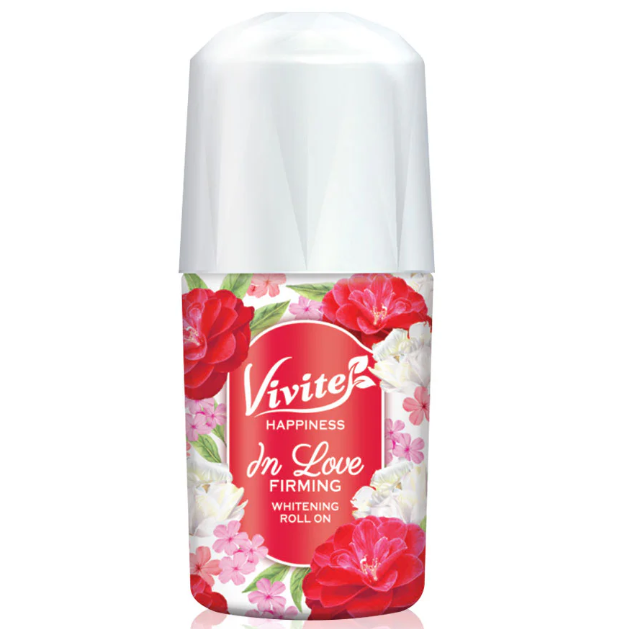 Vivite Happiness in Love Firming Whitening Roll-On 20ml | Pack of 2