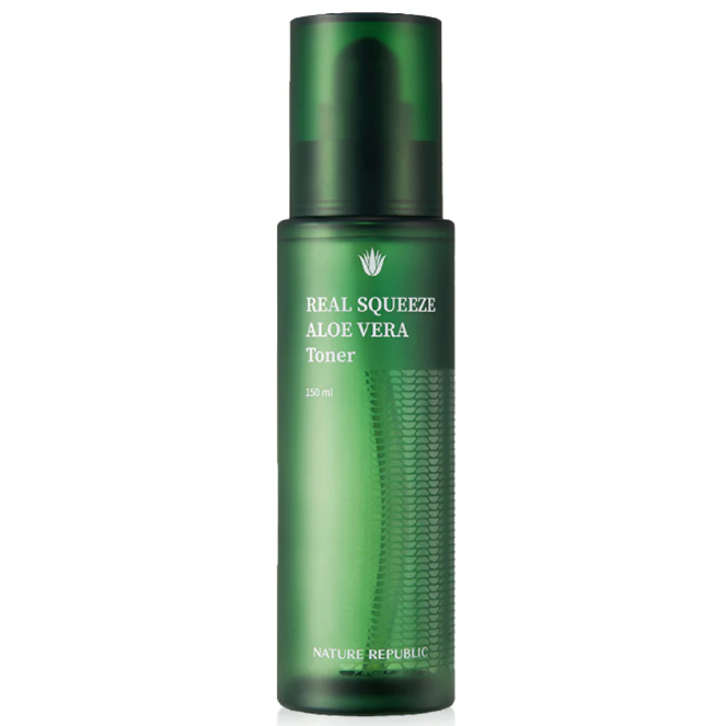 Nature Republic Real Squeeze Aloe Vera Toner 150ml – Deep Hydration & Soothing Relief
