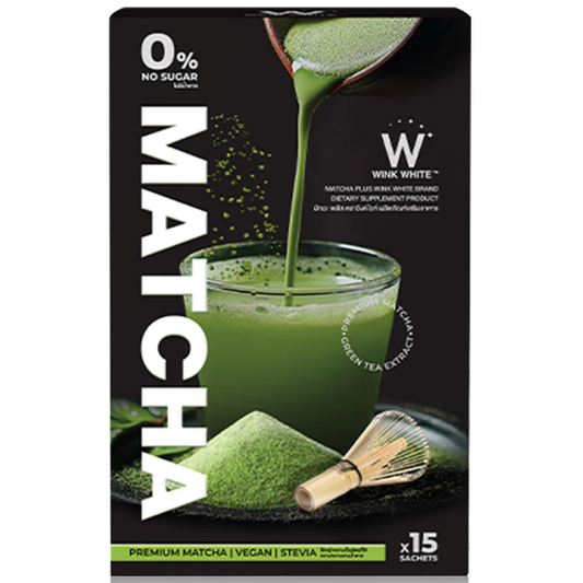 WinkWhite Matcha Plus 5g – 15 Sachets for Brightening & Vitality