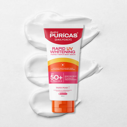 Puricas Rapid UV Whitening & Repair Body Serum 180ml
