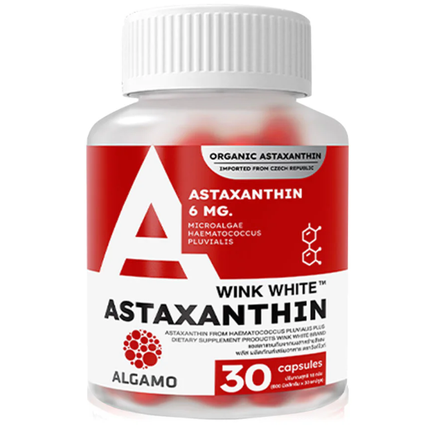 WinkWhite Astaxanthin 30 Capsules - Antioxidant for Healthy Skin