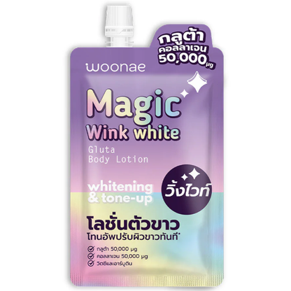 Woonae Magic Winkwhite Gluta Body Lotion 30g - Pack of 3