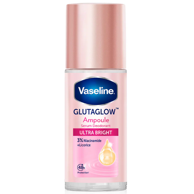 Vaseline GlutaGlow Serum Roll-On Deodorant - Ultra Bright 45ml