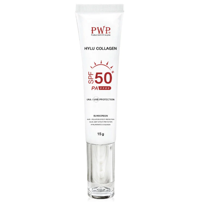 PWP Hylu Collagen SPF50+ PA++++ 15g – Superior sun protection & skin nourishment