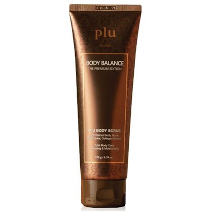 Plu Body Balance Premium Exfoliating Scrub 180g - Natural & Rejuvenating