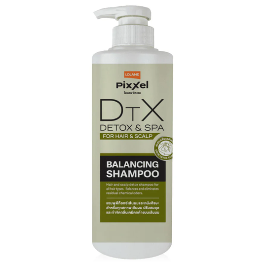Lolane Pixxel Detox & Spa Balancing Shampoo 550ml - Purify and Revitalize Your Hair