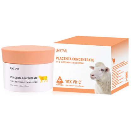 U-Star Placenta & Vitamin C Super Whitening Cream 100g