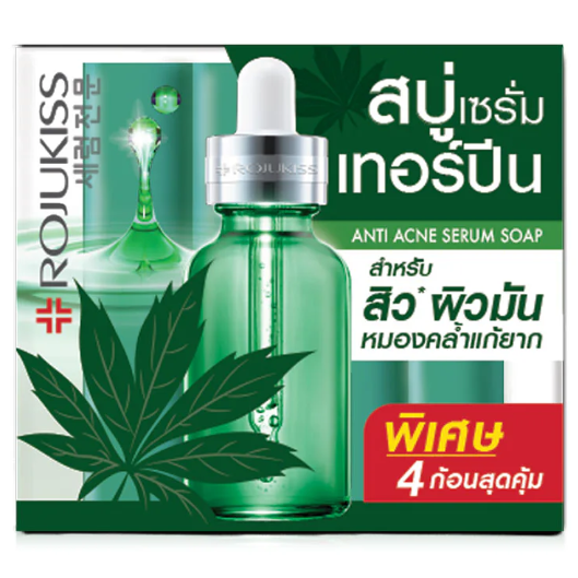 Rojukiss Anti-Acne Serum Soap 30g - Pack of 4