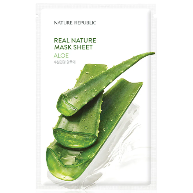 Nature Republic Aloe Real Mask Sheet - 23ml (Set of 3)