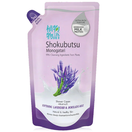 Shokubutsu Monogatari Softening Lavender & Hokkaido Milk Refill 500ml