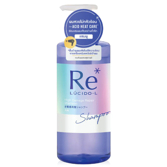LUCIDO-L High Damage Repair Shampoo 380ml - Nourishes and Restores Hair