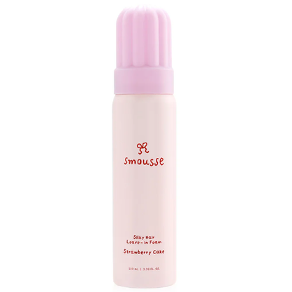 Smousse Silky Hair Leave-In Foam with Strawberry Cake Scent 100ml