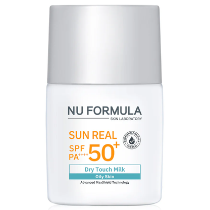 Nu Formula Sun Real SPF50+ PA++++ Dry Touch Milk 15g – Lightweight Broad-Spectrum Sunscreen