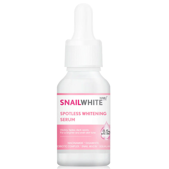 Namu Life Snailwhite Spotless Whitening Serum 15ml - Brighten and Nourish Skin