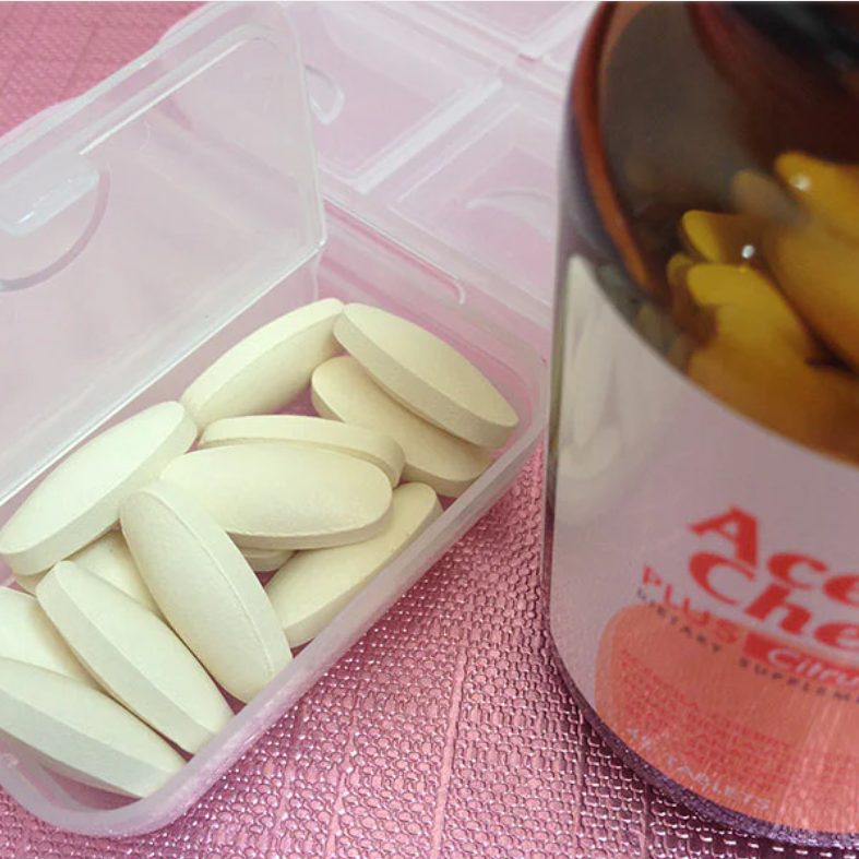 Vistra - Bundle - Skin Beauty Gluta Complex 800 Plus Rice Extract (30 Tablets) + Acerola Cherry 1000mg Plus Citrus Bioflavavonoids (45 Tablets)