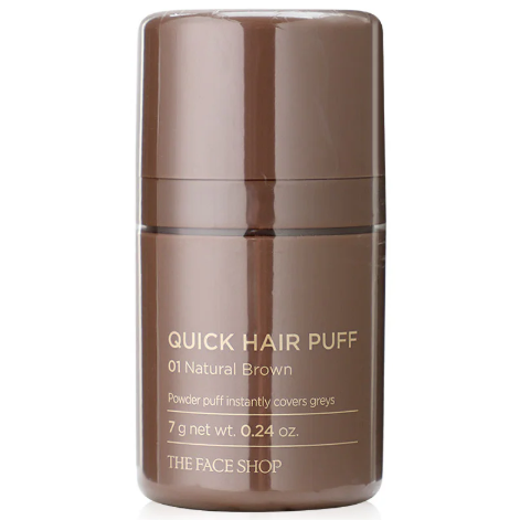 The Face Shop Quick Hair Puff #01 Natural Brown 7g - Instant Hair Volume and Texture