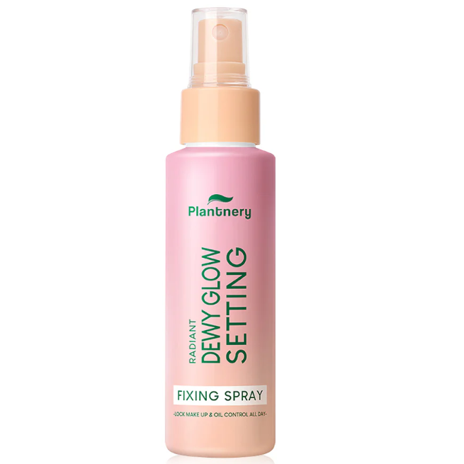 Plantnery Glowing Radiant Fixing Spray - 60ml for a luminous finish