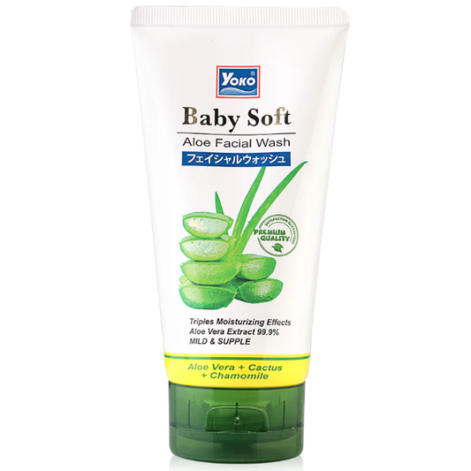Yoko Baby Soft Aloe Facial Wash - 150ml - Gentle Cleansing for Sensitive Skin