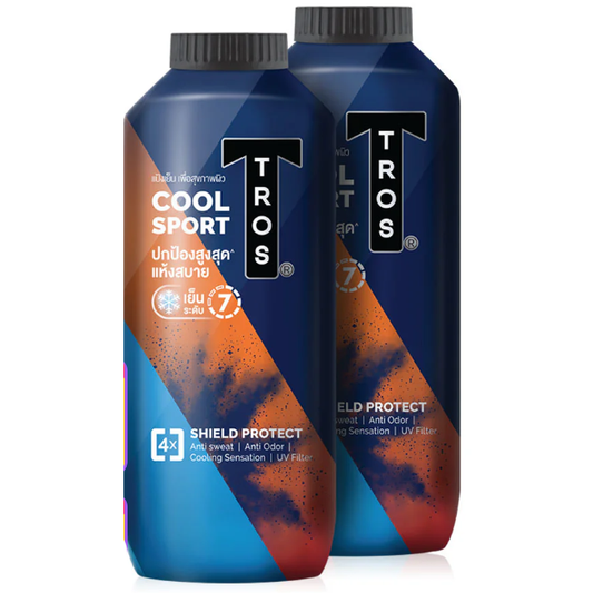 TROS Powder Cool Sport Shield Protect - 280ml (Pack of 2)