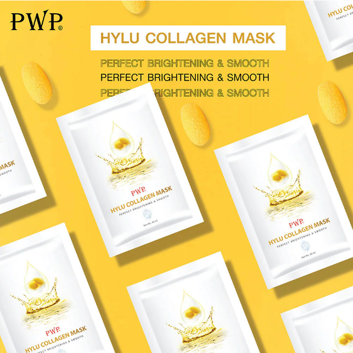 Hylu Collagen Mask 30ml - Pack of 7 for Youthful, Hydrated Skin