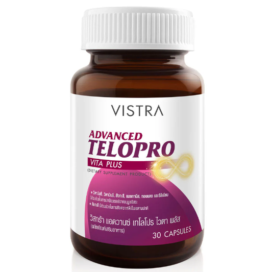 Vistra Advanced Telopro Vita Plus - 30 Capsules for Heart Health