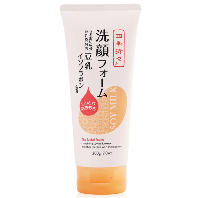 Kumano Shikioriori Soy Milk Facial Cleanser 200g - Hydrating Japanese Skincare